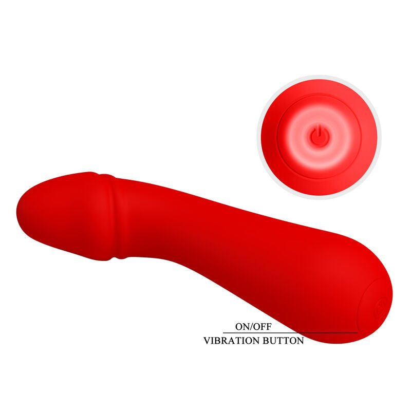 PRETTY LOVE - VIBRADOR RECARREGVEL CETUS VERMELHO - Toys "n" Us