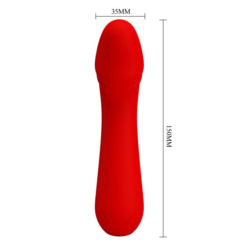 PRETTY LOVE - VIBRADOR RECARREGVEL CETUS VERMELHO - Toys "n" Us