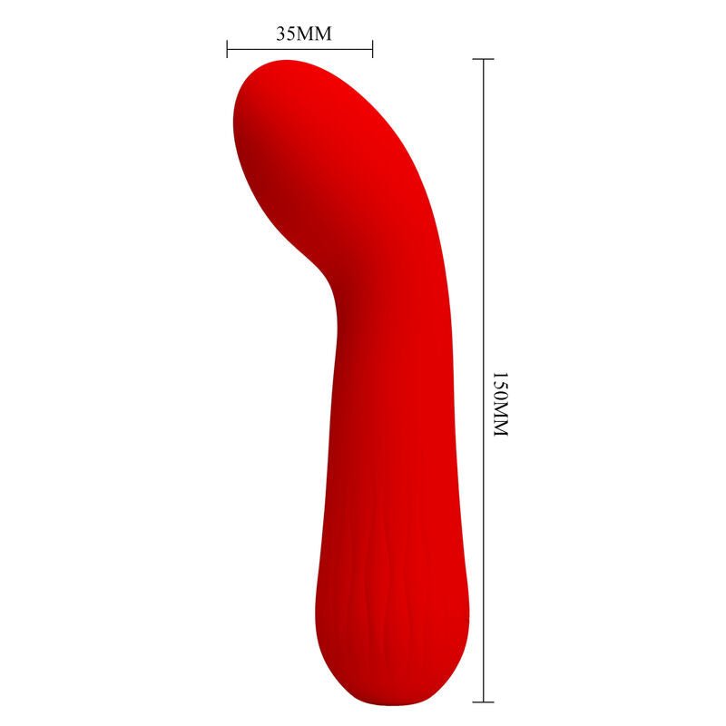 PRETTY LOVE - VIBRADOR RECARREGVEL FAUN VERMELHO - Toys "n" Us