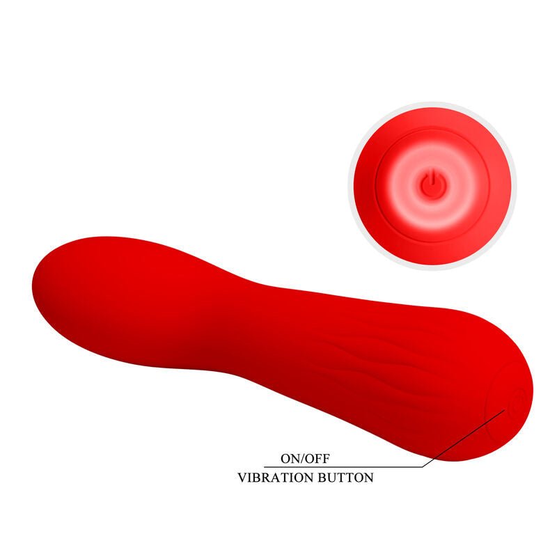 PRETTY LOVE - VIBRADOR RECARREGVEL FAUN VERMELHO - Toys "n" Us