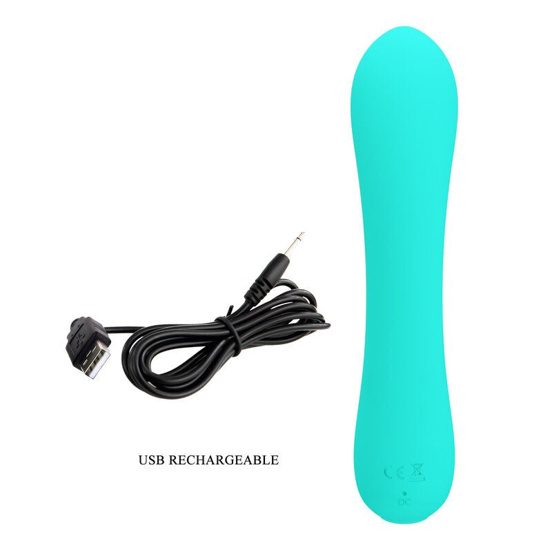 PRETTY LOVE - VIBRADOR RECARREGVEL PRESCOTT AQUA VERDE - Toys "n" Us