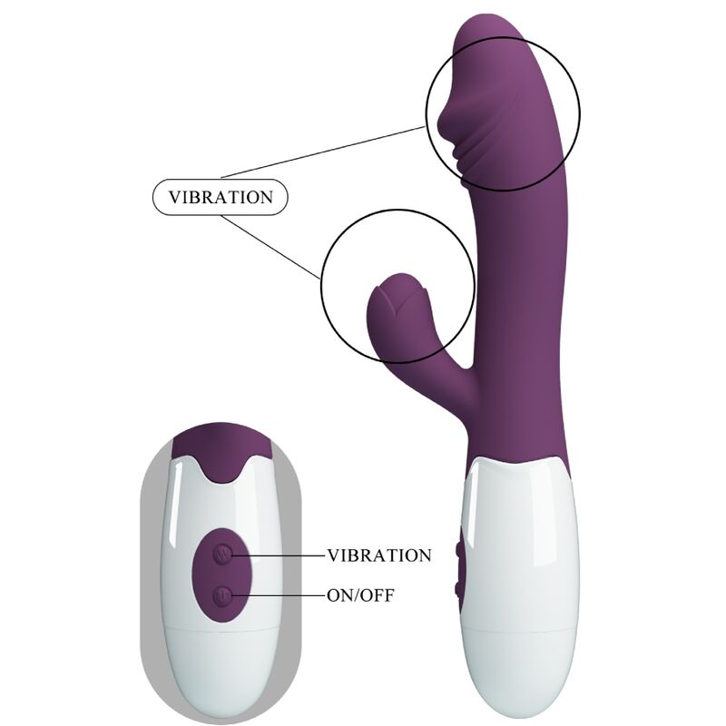 PRETTY LOVE - VIBRADOR SNAPPY G - SPOT ROXO - Toys "n" Us