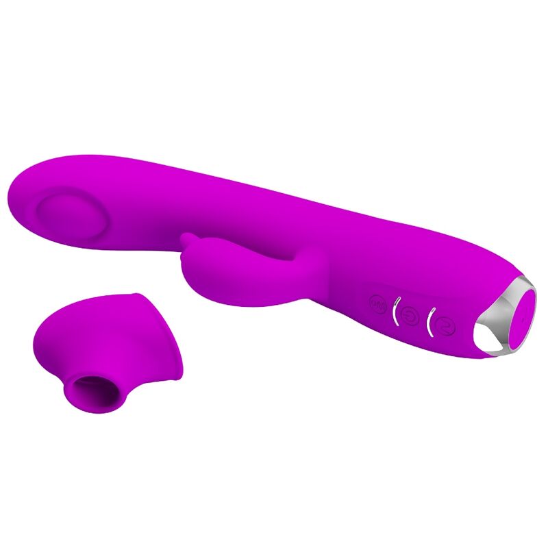 PRETTY LOVE - VIBRADOR SUCKER RECARREGVEL REGINA ROXO - Toys "n" Us