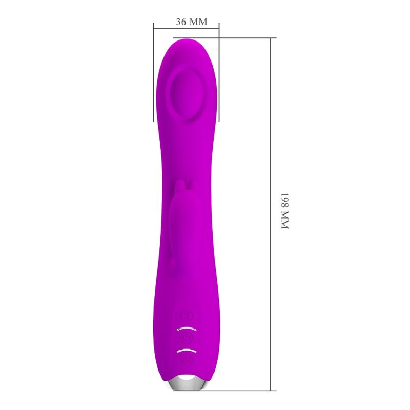 PRETTY LOVE - VIBRADOR SUCKER RECARREGVEL REGINA ROXO - Toys "n" Us