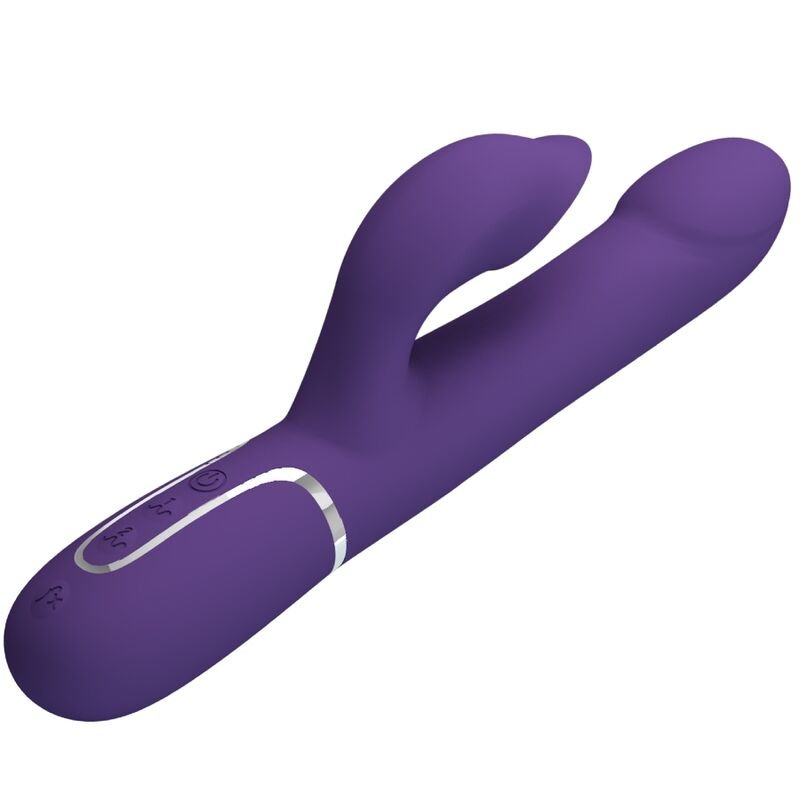 PRETTY LOVE - ZALIN VIBRADOR DE COELHO PÉROLAS 4 EM 1 ROXO - Toys "n" Us