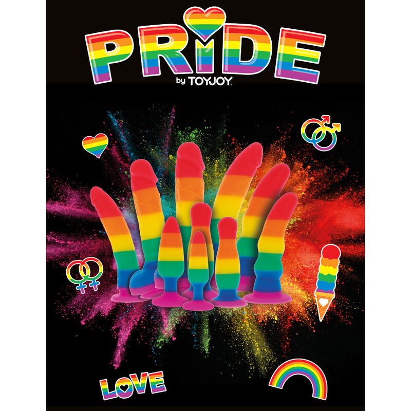 PRIDE - LGBT FLAG DILDO 15 CM - Toys "n" Us