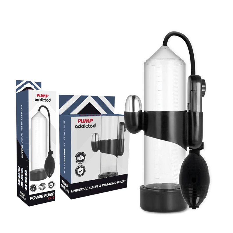 PUMP ADDICTED - RX3 TRANSPARENT VIBRATOR - Toys "n" Us