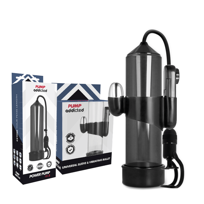 PUMP ADDICTED - RX5 BLACK VIBRATOR - Toys "n" Us
