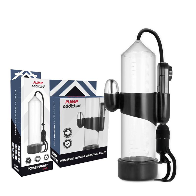 PUMP ADDICTED - RX5 TRANSPARENT VIBRATOR - Toys "n" Us