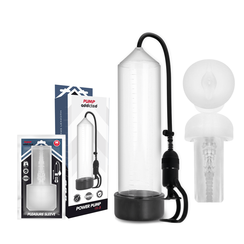 PUMP ADDICTED - RX5 TRANSPARENT WITH MASTURBATOR - Toys "n" Us