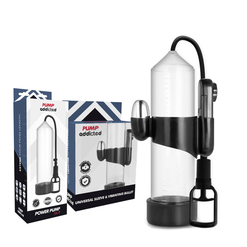 PUMP ADDICTED - RX7 TRANSPARENT VIBRATOR - Toys "n" Us