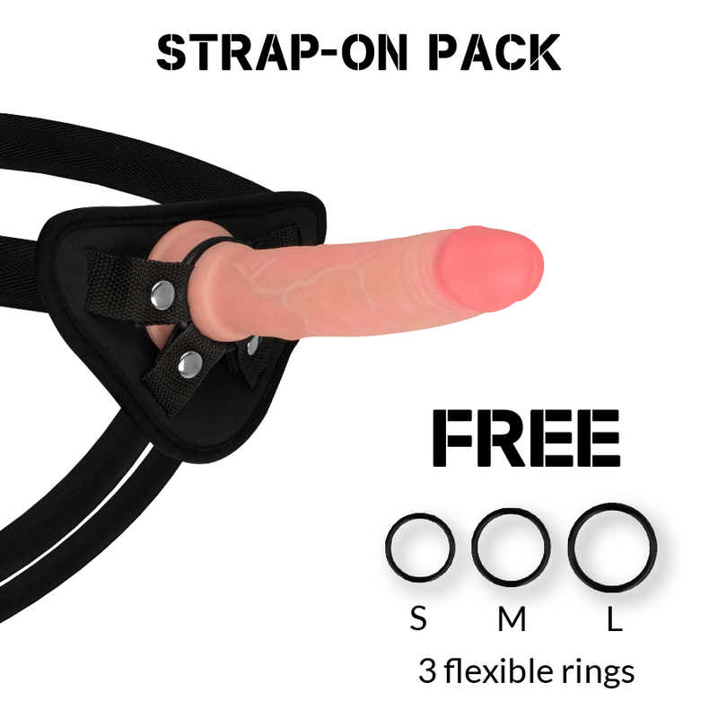 ROCKARMY - HARNESS + LIQUID SILICONE DILDO PREMIUM AVENGER 19 CM - O - 3.98 CM - Toys "n" Us