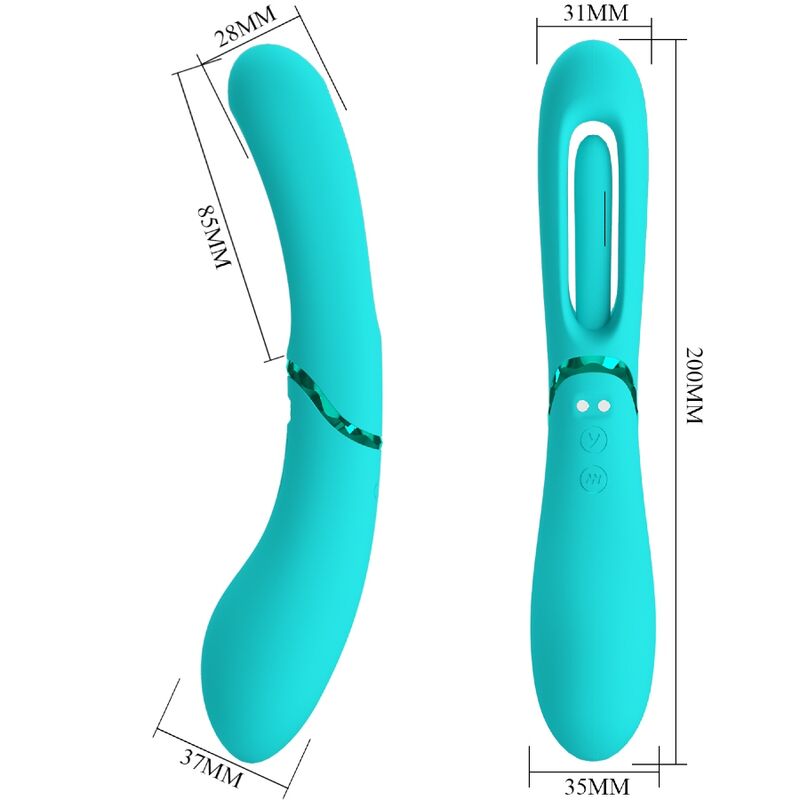 ROMANCE - LEXIE G - SPOT VIBRATOR 7 VIBRATIONS BLUE - Toys "n" Us