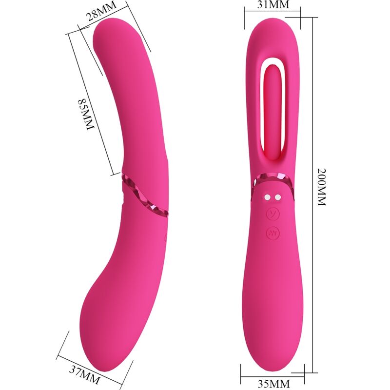 ROMANCE - LEXIE G - SPOT VIBRATOR 7 VIBRATIONS PINK - Toys "n" Us