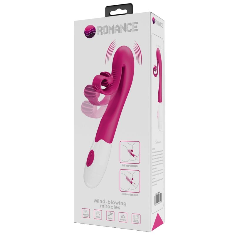ROMANCE - PINK VIBRATOR AND STIMULATOR 30 SPEEDS - Toys "n" Us