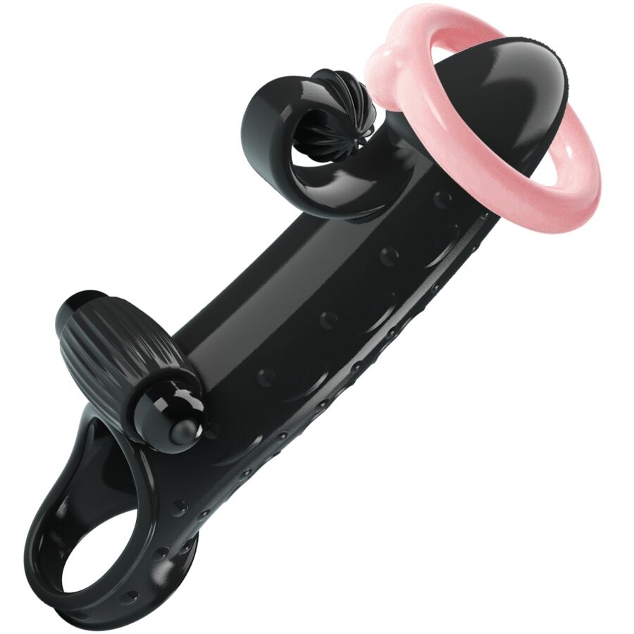 ROMANCE - VIBRATING PENIS SLEEVE BLACK - Toys "n" Us