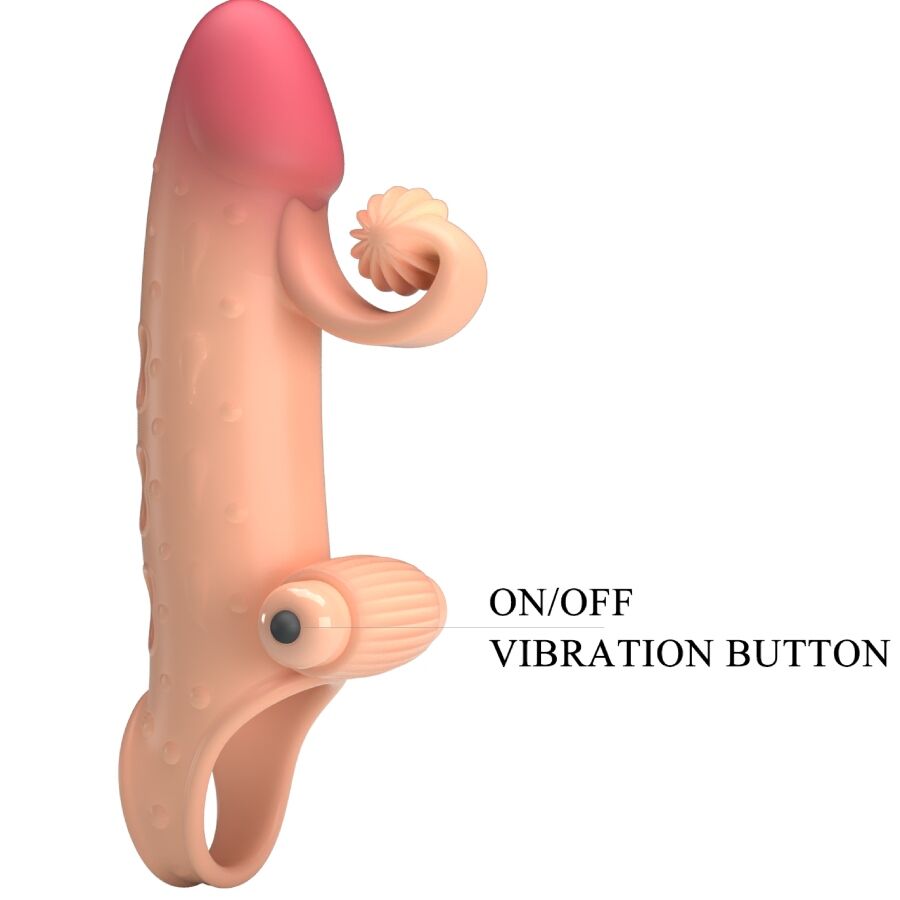 ROMANCE - VIBRATING PENIS SLEEVE NATURAL - Toys "n" Us