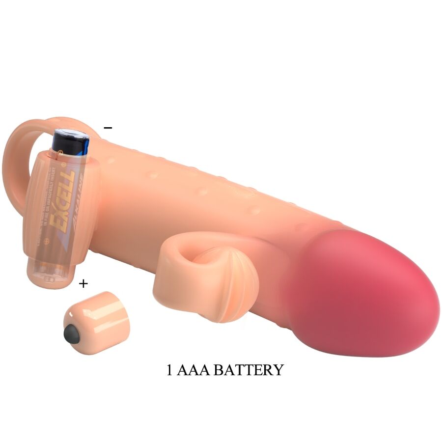 ROMANCE - VIBRATING PENIS SLEEVE NATURAL - Toys "n" Us