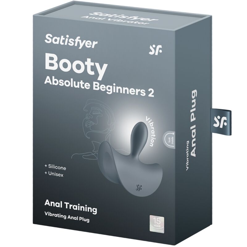 SATISFYER - BOOTY ABSOLUTE BEGINNERS 2 ANAL PLUG VIBRATOR UNISEX BLACK - Toys "n" Us