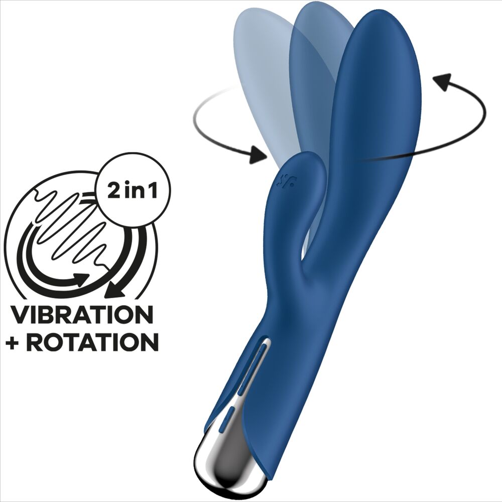 SATISFYER - COELHO GIRATÓRIO 1 CLITÓRIS E ESTIMULAO DE PONTO G VERMELHO - Toys "n" Us