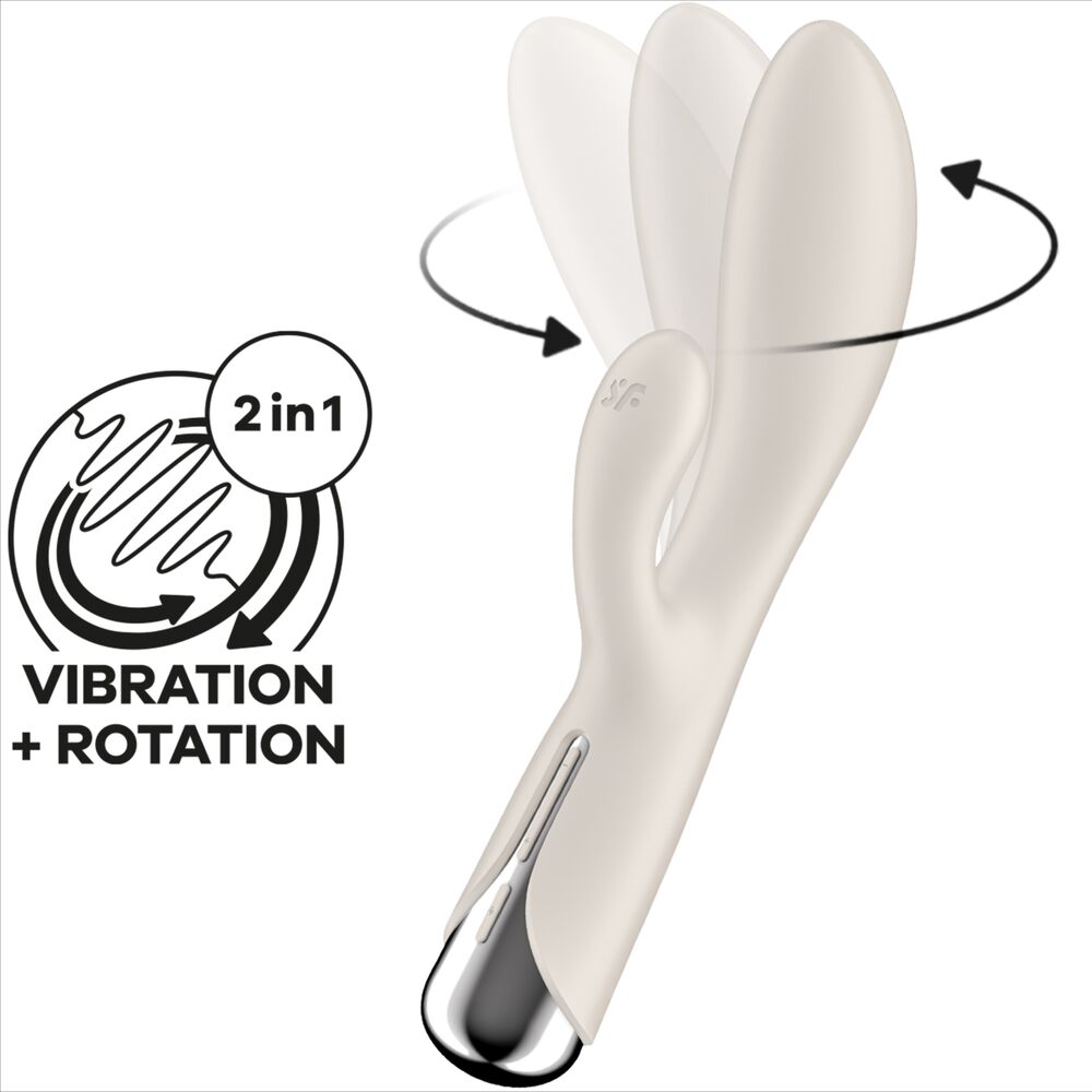 SATISFYER - COELHO GIRATÓRIO 1 CLITÓRIS E ESTIMULAO DE PONTO G VERMELHO - Toys "n" Us