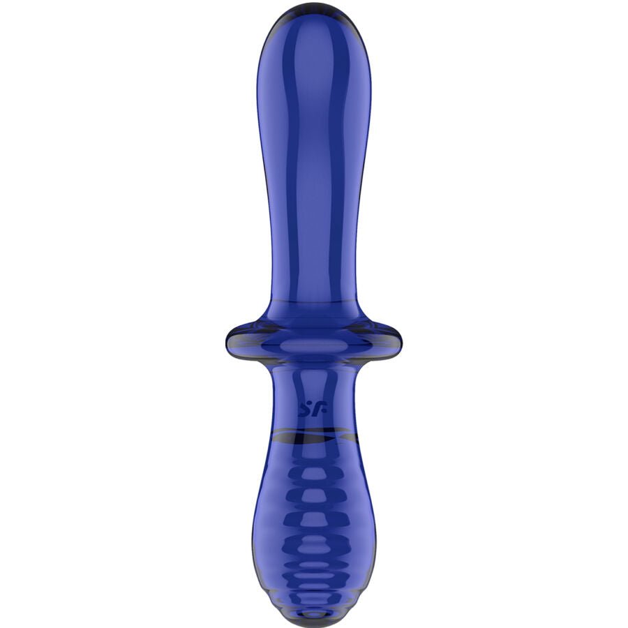 SATISFYER - DILDO DE CRISTAL DUPLO TRANSPARENTE - Toys "n" Us