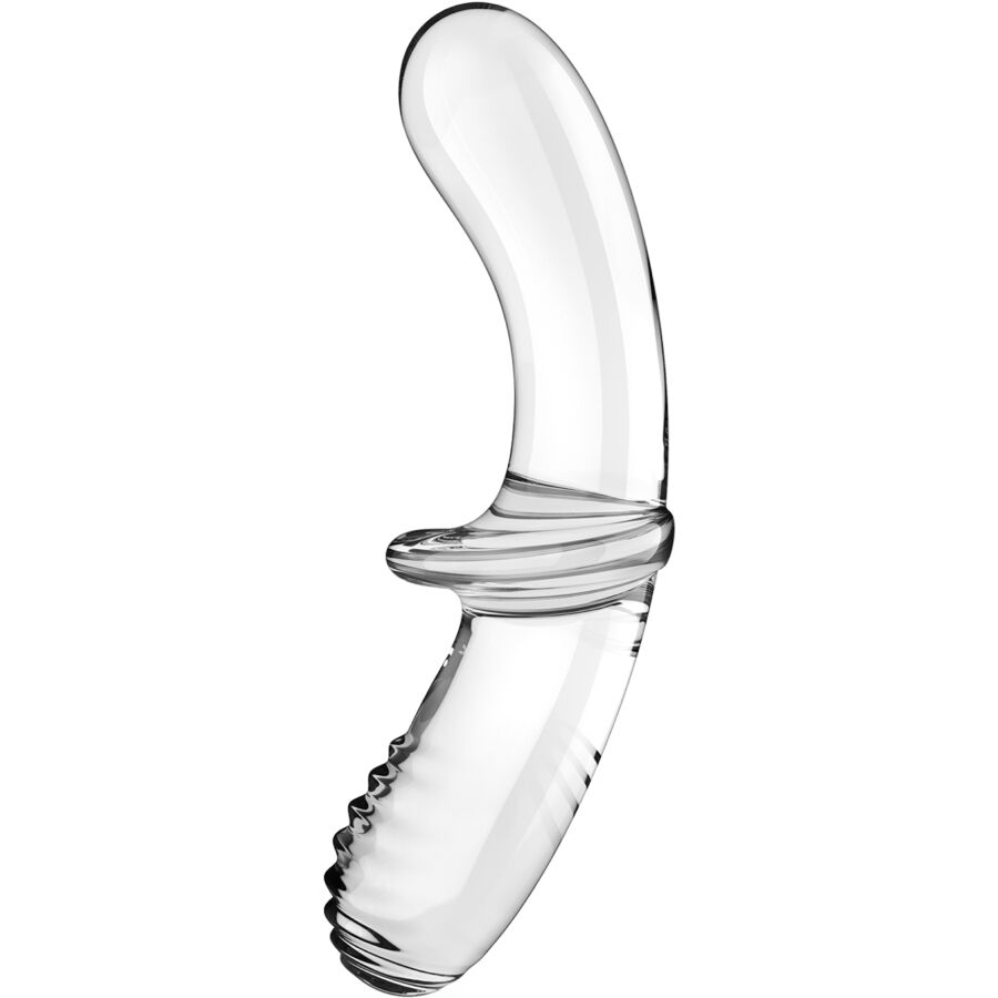 SATISFYER - DILDO DE CRISTAL DUPLO TRANSPARENTE - Toys "n" Us