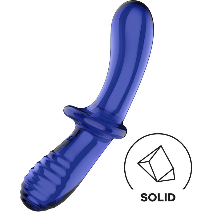 SATISFYER - DILDO DE CRISTAL DUPLO TRANSPARENTE - Toys "n" Us
