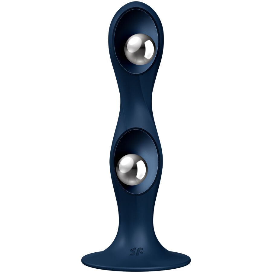SATISFYER - DILDO DE SILICONE DUPLA BALL - R GARNET - Toys "n" Us