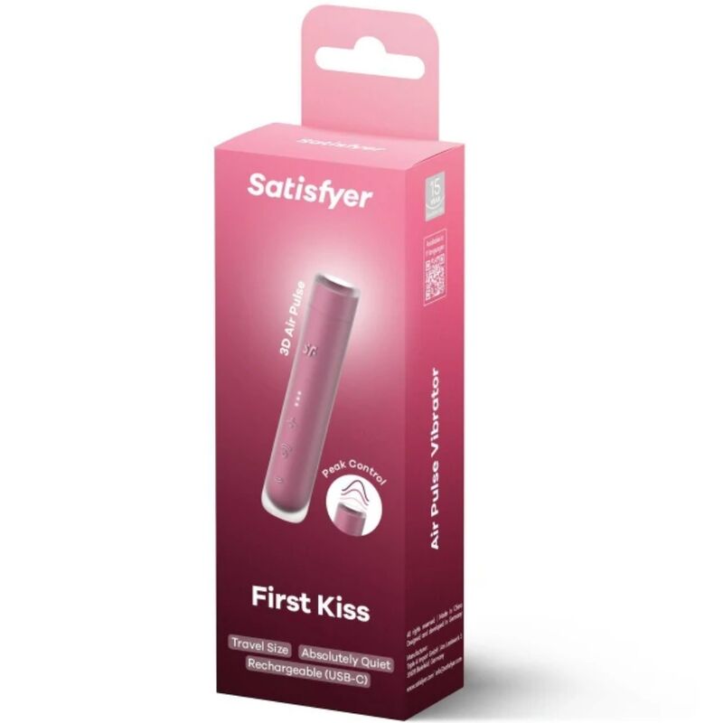SATISFYER - FIRST KISS WAVE CLITORIS STIMULATOR GARNET - Toys "n" Us