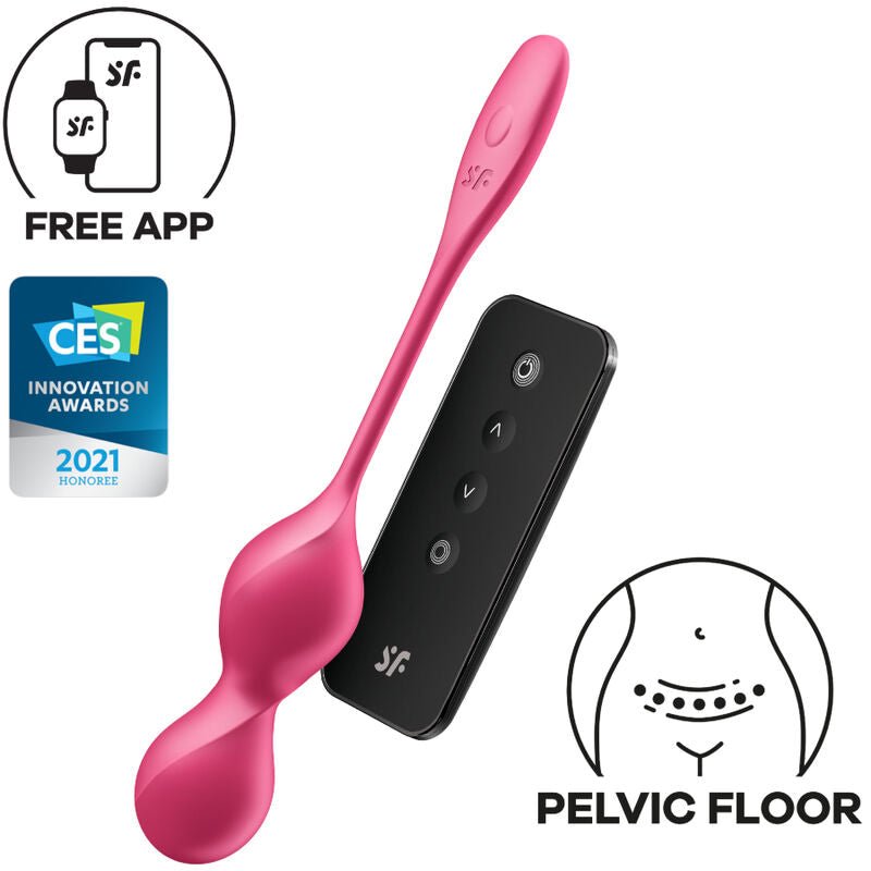 SATISFYER - LOVE BIRDS 2 VIBRATING KEGEL BALLS + FREE APP - Toys "n" Us