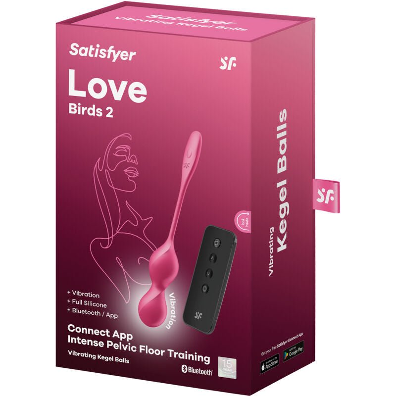 SATISFYER - LOVE BIRDS 2 VIBRATING KEGEL BALLS + FREE APP - Toys "n" Us
