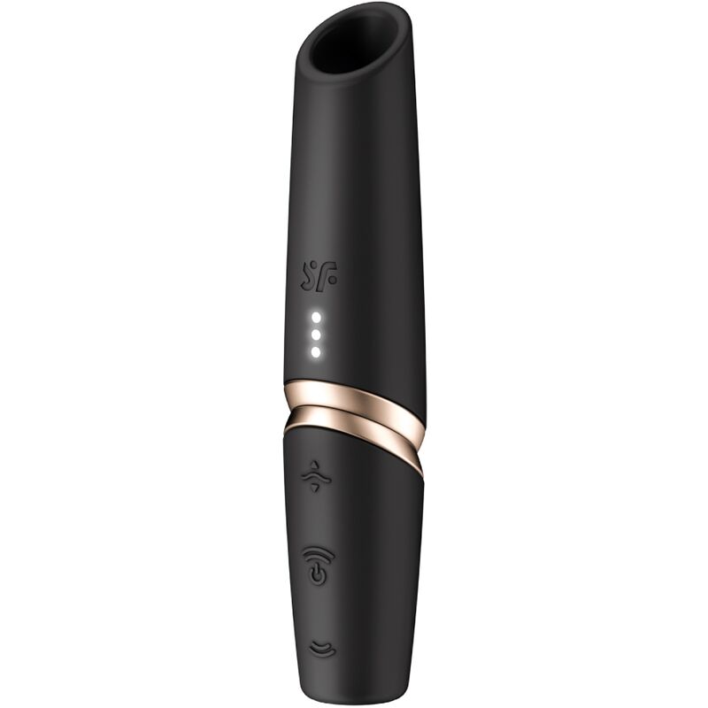 SATISFYER - PERFECT KISS WAVE CLITORIS STIMULATOR BLACK / GOLD - Toys "n" Us