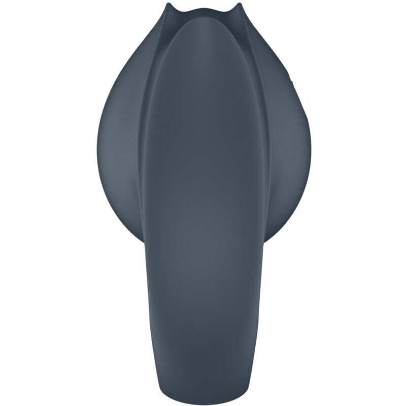 SATISFYER - PERFECT PAIR 2 MULTIVIBRATOR 2 IN 1 PENIS RING AND FINGER STIMULATOR GREY - Toys "n" Us