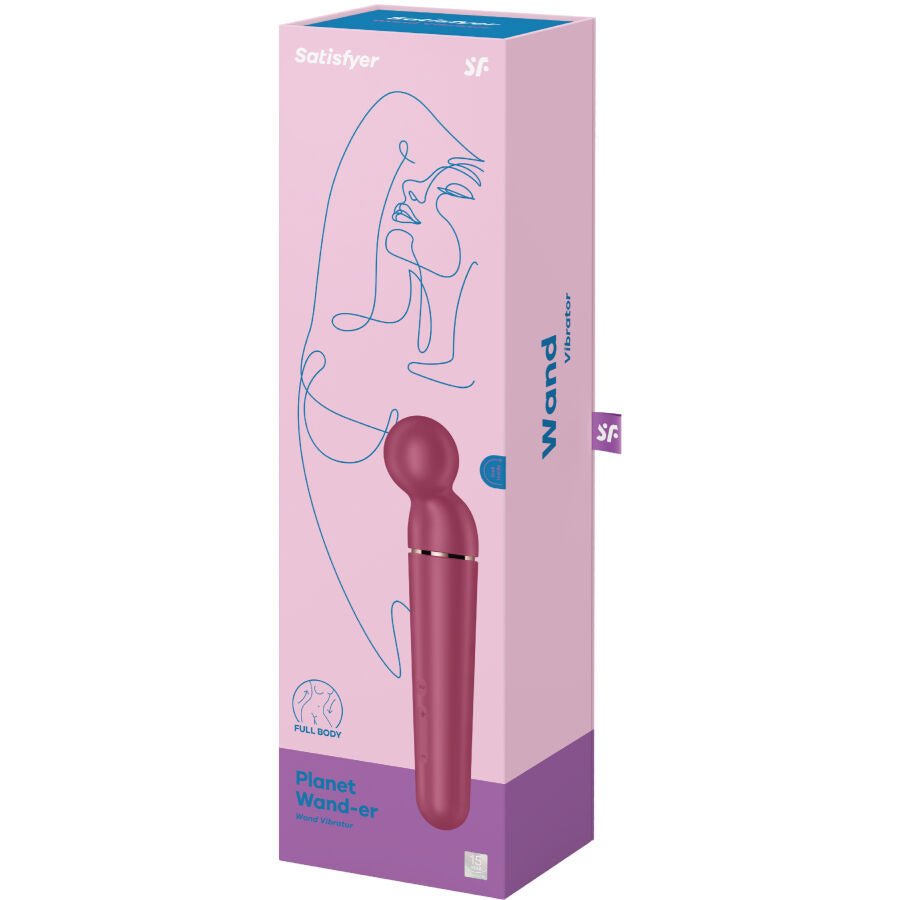 SATISFYER - PLANETA WAND - ER VIBRADOR MASSAGER BERRY - Toys "n" Us