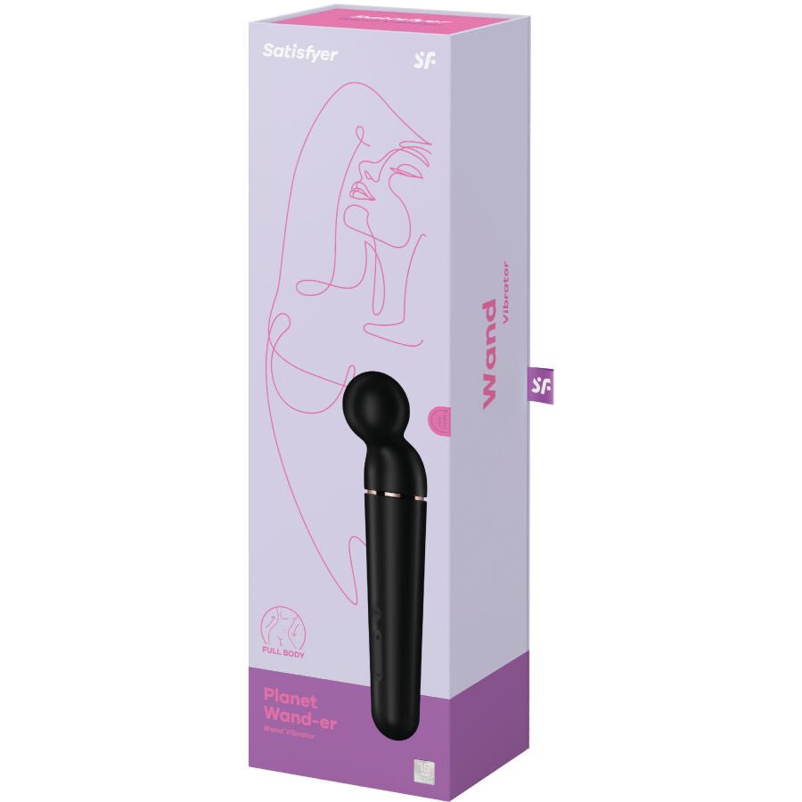 SATISFYER - PLANETA WAND - ER VIBRADOR MASSAGER BERRY - Toys "n" Us