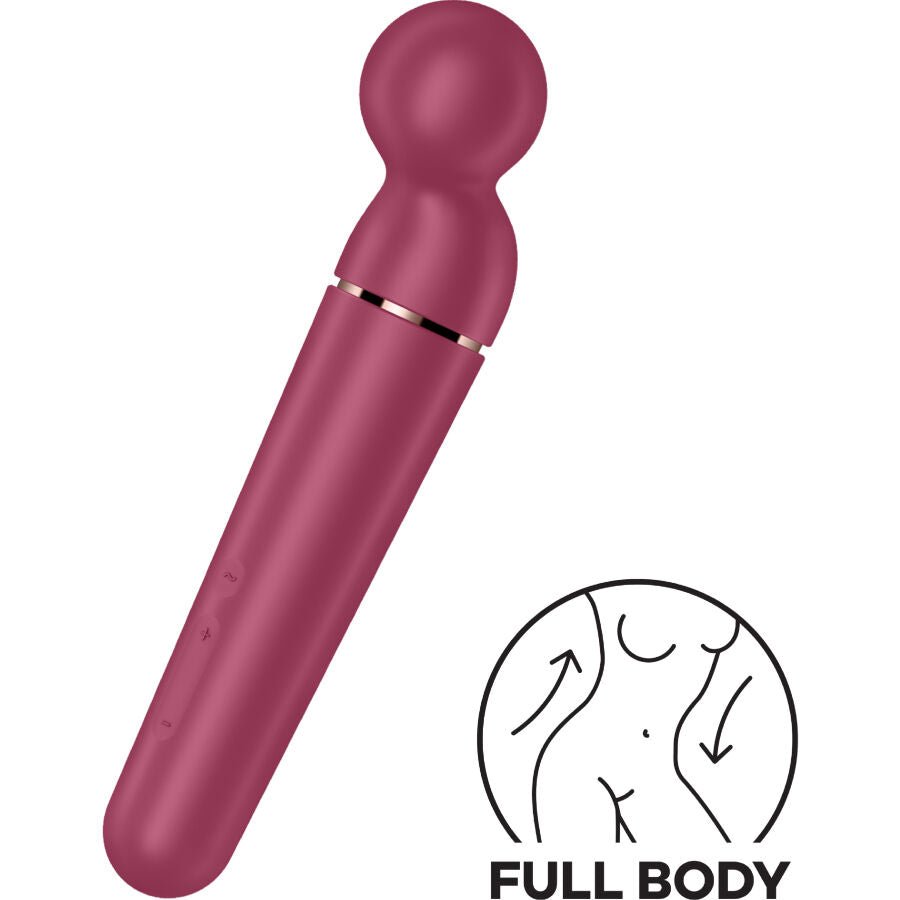 SATISFYER - PLANETA WAND - ER VIBRADOR MASSAGER BERRY - Toys "n" Us
