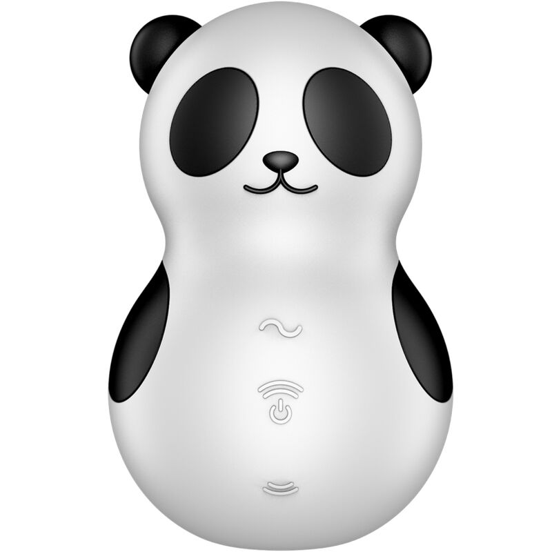 SATISFYER - POCKET PANDA STIMULATOR & VIBRATOR BLACK AND WHITE - Toys "n" Us