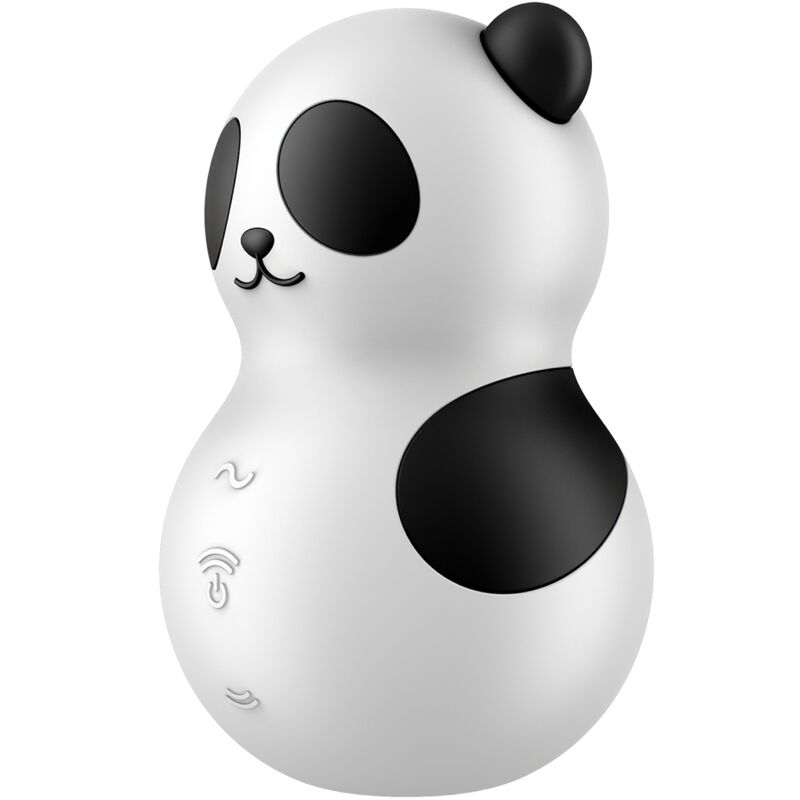 SATISFYER - POCKET PANDA STIMULATOR & VIBRATOR BLACK AND WHITE - Toys "n" Us
