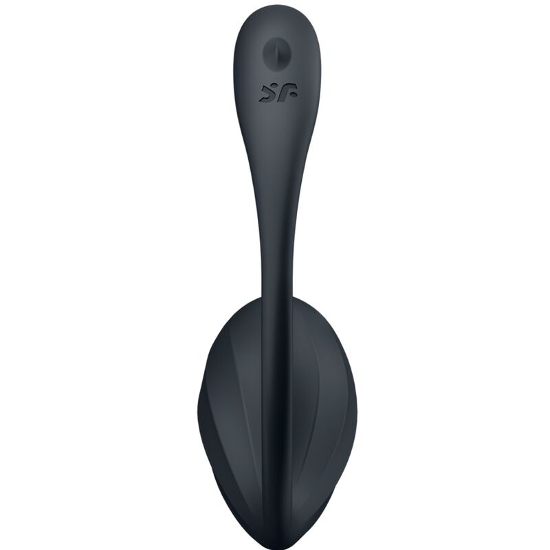 SATISFYER - RIBBED PETAL G POINT STIMULATOR REMOTE CONTROL BLACK FREE APP - Toys "n" Us