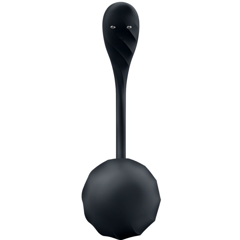 SATISFYER - RIBBED PETAL G POINT STIMULATOR REMOTE CONTROL BLACK FREE APP - Toys "n" Us