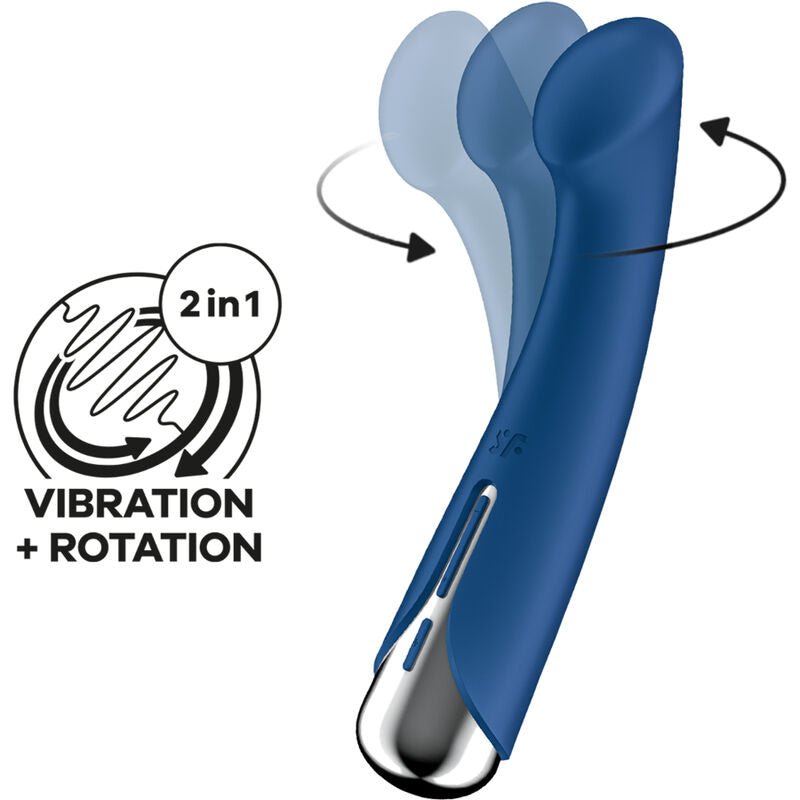 SATISFYER - SPINNING G - SPORT 1 VIBRADOR ROTATOR VERMELHO - Toys "n" Us