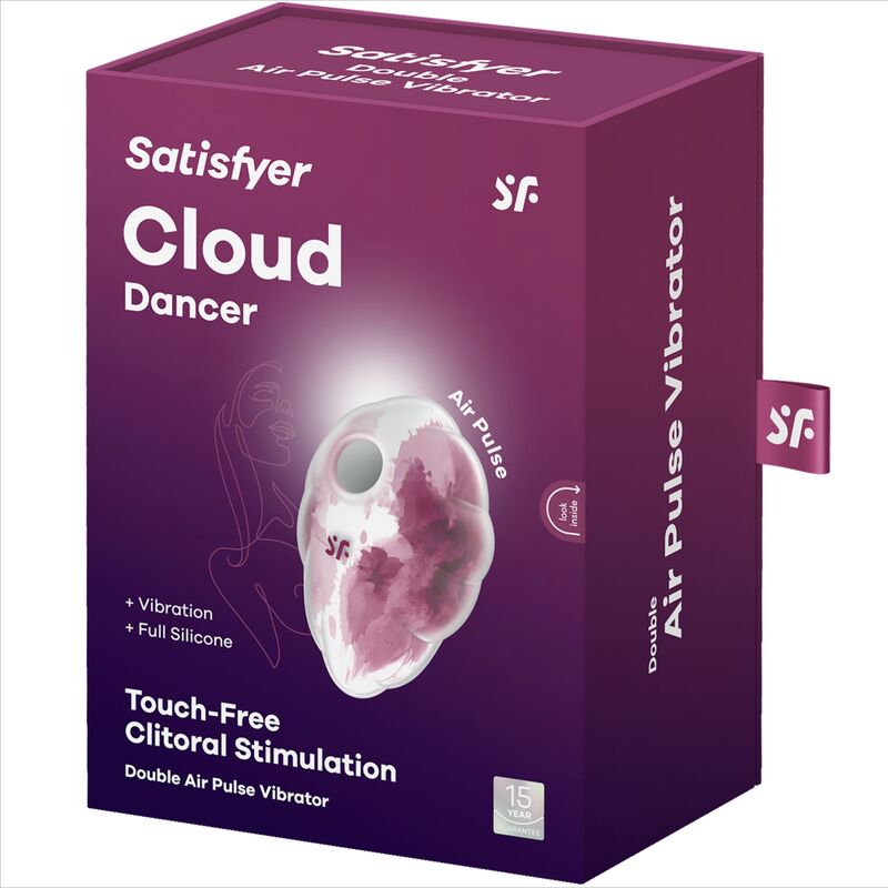 SATISFYER - VIBRADOR DE PULSO DE AR VERDE CLOUD DANCER - Toys "n" Us