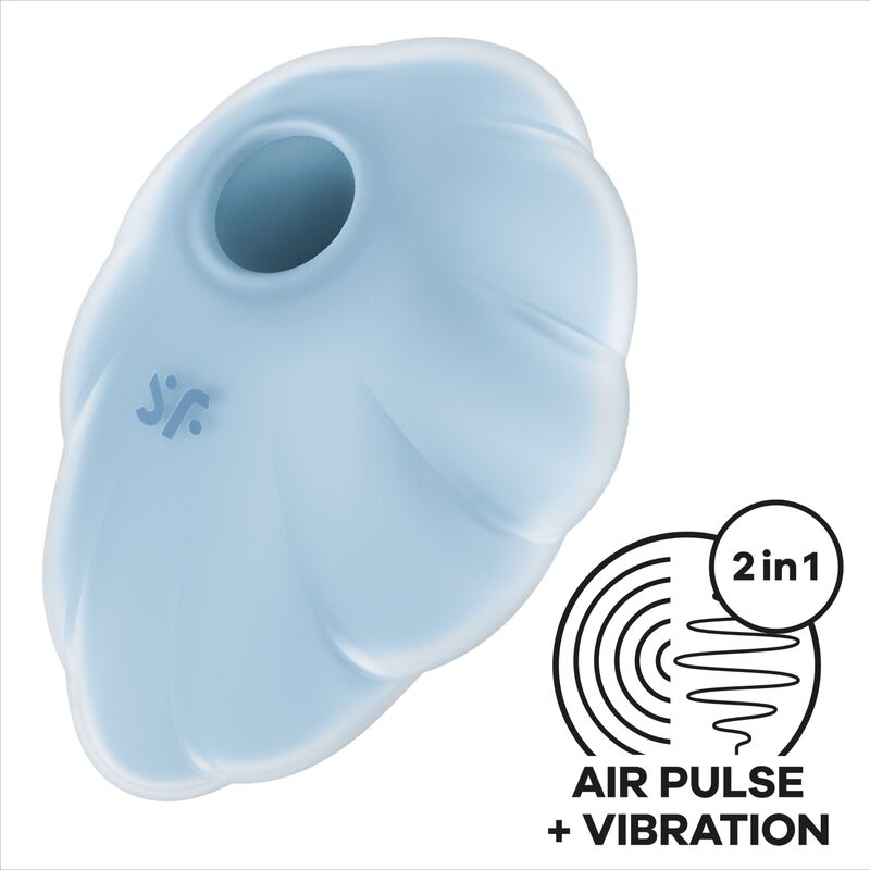 SATISFYER - VIBRADOR DE PULSO DE AR VERDE CLOUD DANCER - Toys "n" Us