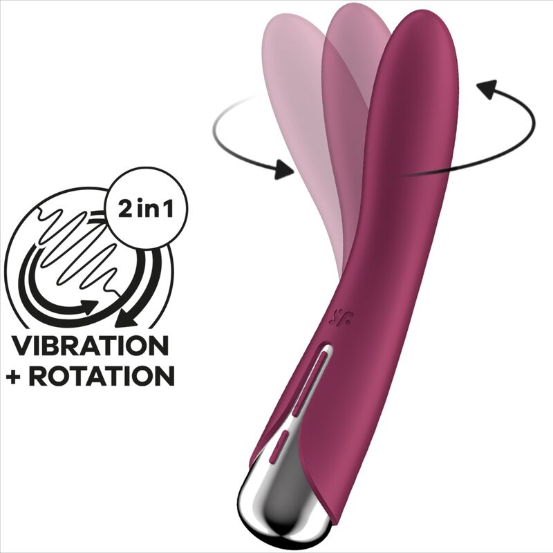 SATISFYER - VIBRADOR ROTATOR G - SPOT VIBE 1 G - SPOT VERMELHO - Toys "n" Us