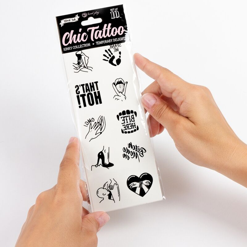 SECRET PLAY - CONJUNTO DE 10 TATUAGENS TEMPORRIAS COLEO KINKY - Toys "n" Us
