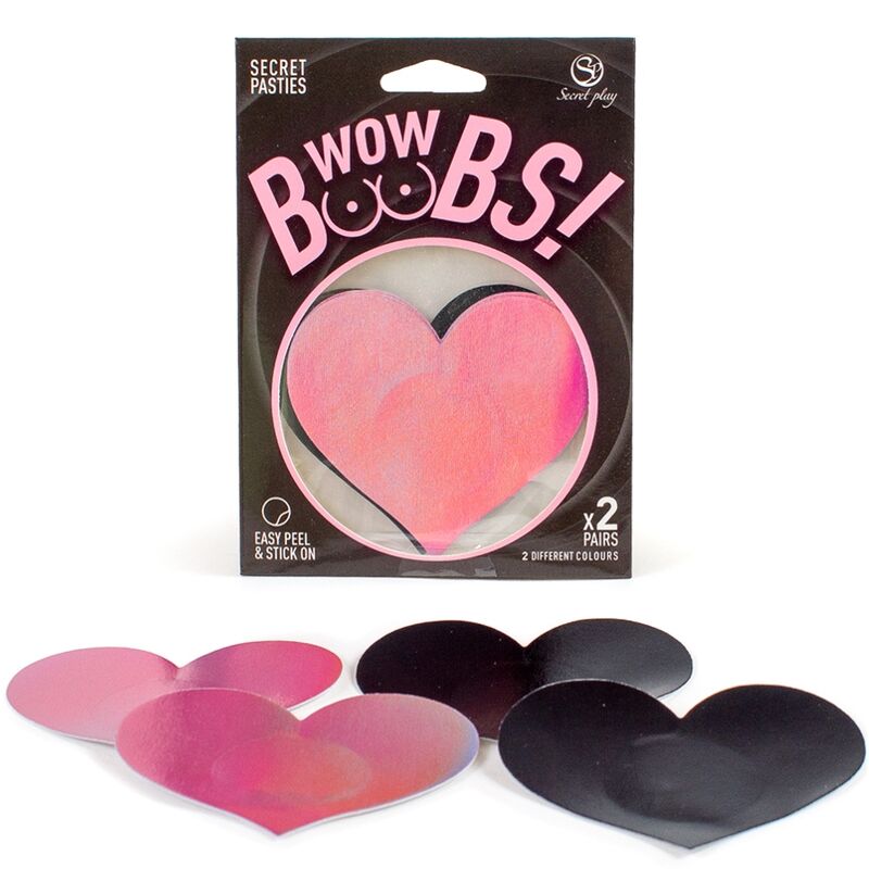 SECRET PLAY - WOW BOOBS! HEART NIPPLE COVERS - Toys "n" Us