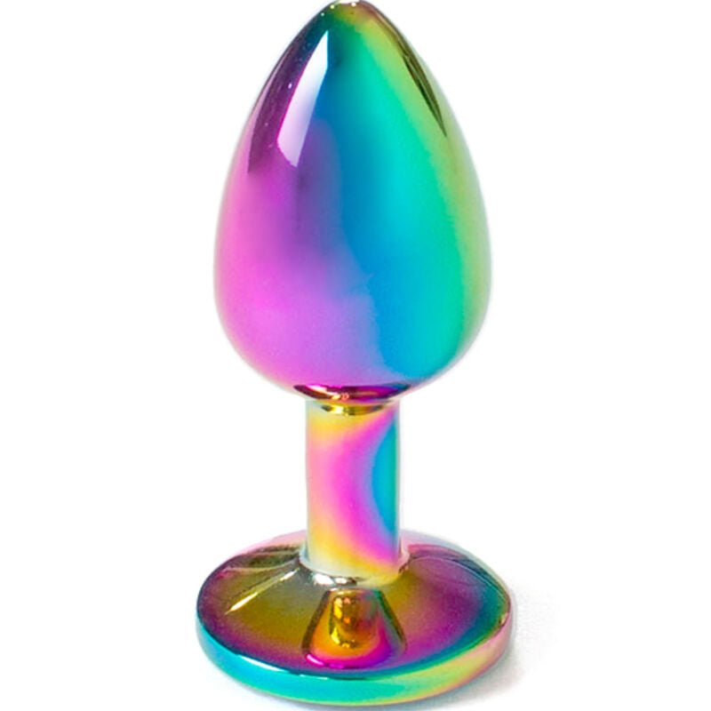 SECRETPLAY - METAL BUTT PLUG RAINBOW SMALL SIZE 7 CM - Toys "n" Us