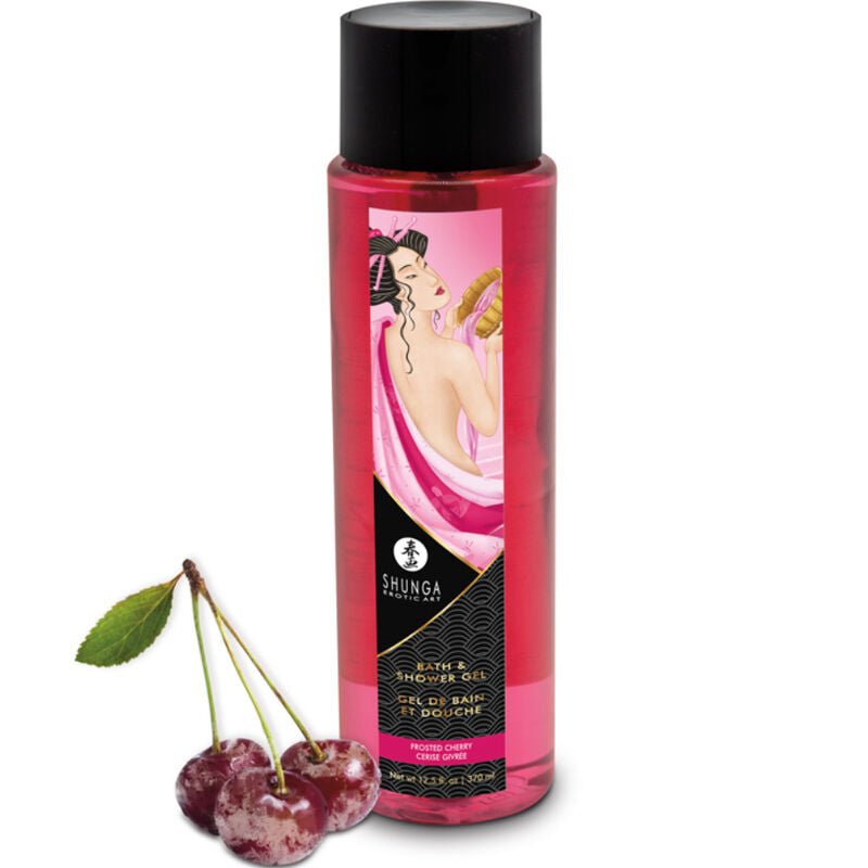 SHUNGA - GEL DE BANHO E DUCHE CEREJA FROSTED 370 ML - Toys "n" Us