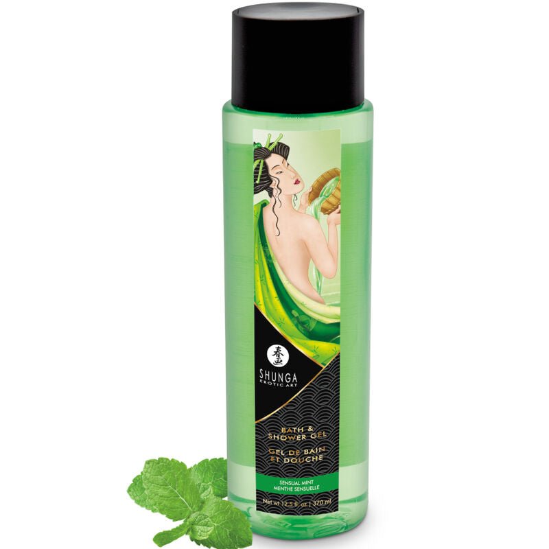 SHUNGA - GEL DE BANHO E DUCHE SENSUAL HORTELÃ 370 ML - Toys "n" Us